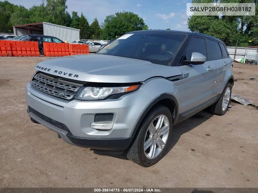 SALVP2BG8FH038182 2015 Land Rover Range Rover Evoque Pure