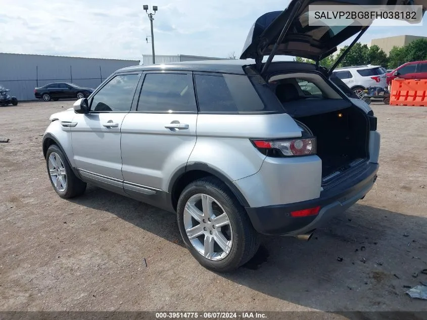 SALVP2BG8FH038182 2015 Land Rover Range Rover Evoque Pure