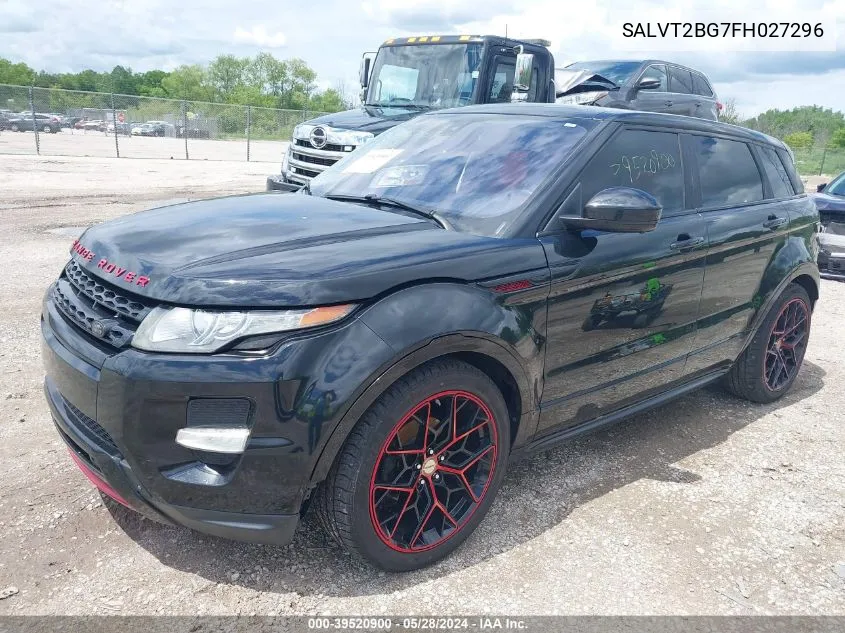 2015 Land Rover Range Rover Evoque Dynamic VIN: SALVT2BG7FH027296 Lot: 39520900