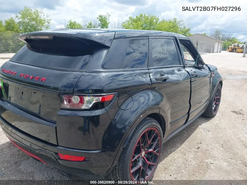 SALVT2BG7FH027296 2015 Land Rover Range Rover Evoque Dynamic