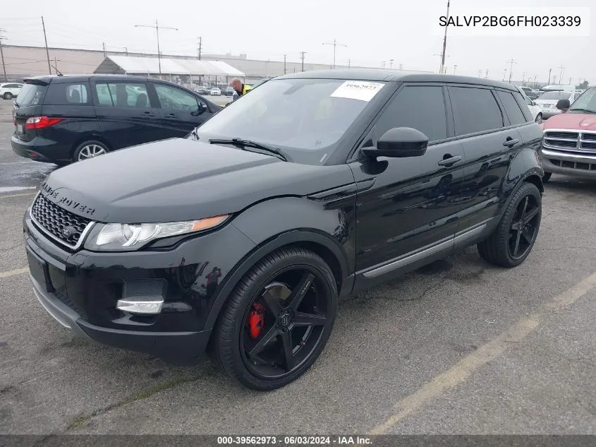 2015 Land Rover Range Rover Evoque Pure VIN: SALVP2BG6FH023339 Lot: 39562973