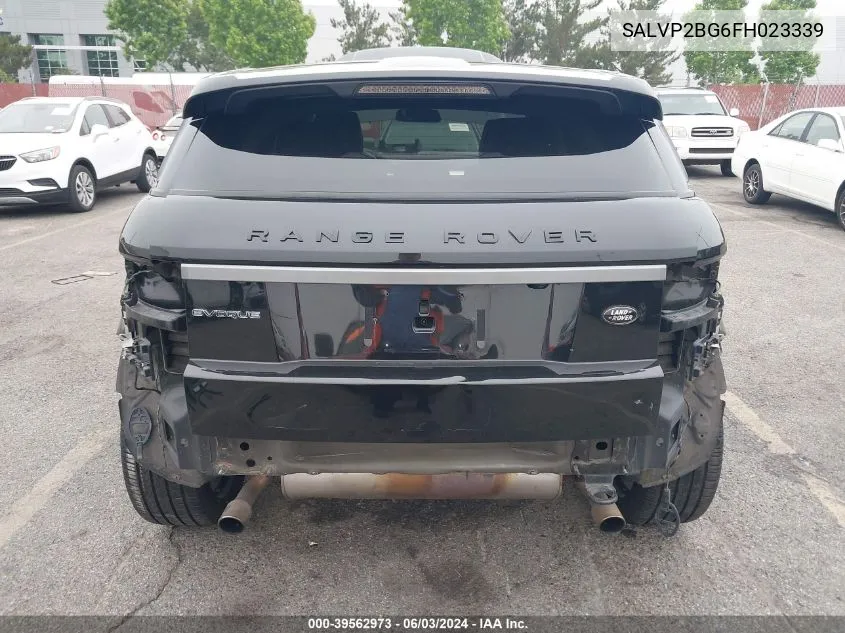 2015 Land Rover Range Rover Evoque Pure VIN: SALVP2BG6FH023339 Lot: 39562973