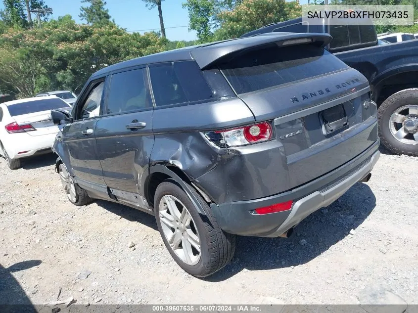 2015 Land Rover Range Rover Evoque Pure VIN: SALVP2BGXFH073435 Lot: 39607635