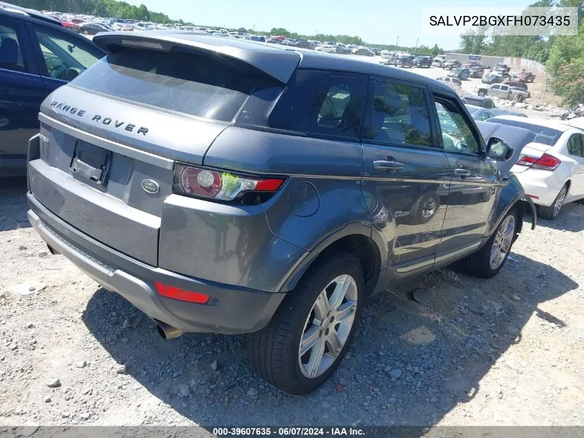 2015 Land Rover Range Rover Evoque Pure VIN: SALVP2BGXFH073435 Lot: 39607635