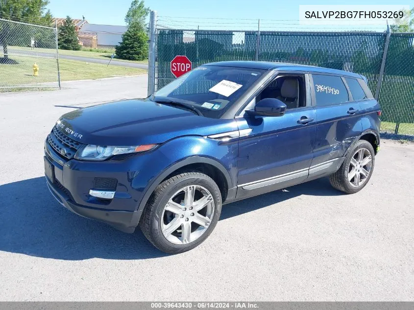 2015 Land Rover Range Rover Evoque Pure VIN: SALVP2BG7FH053269 Lot: 39643430