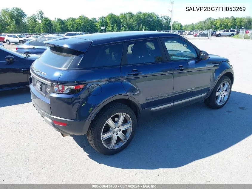 2015 Land Rover Range Rover Evoque Pure VIN: SALVP2BG7FH053269 Lot: 39643430