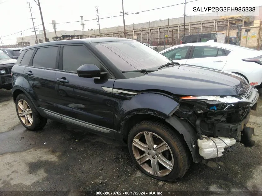 SALVP2BG3FH985338 2015 Land Rover Range Rover Evoque Pure