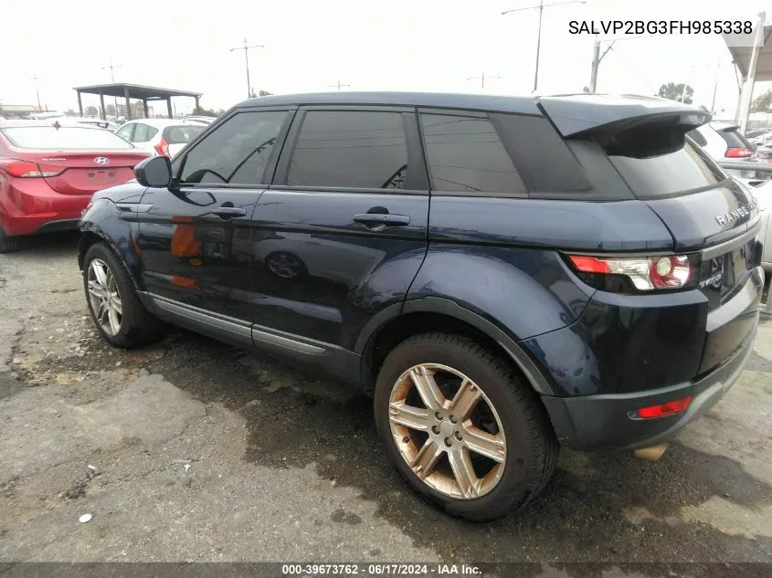 SALVP2BG3FH985338 2015 Land Rover Range Rover Evoque Pure