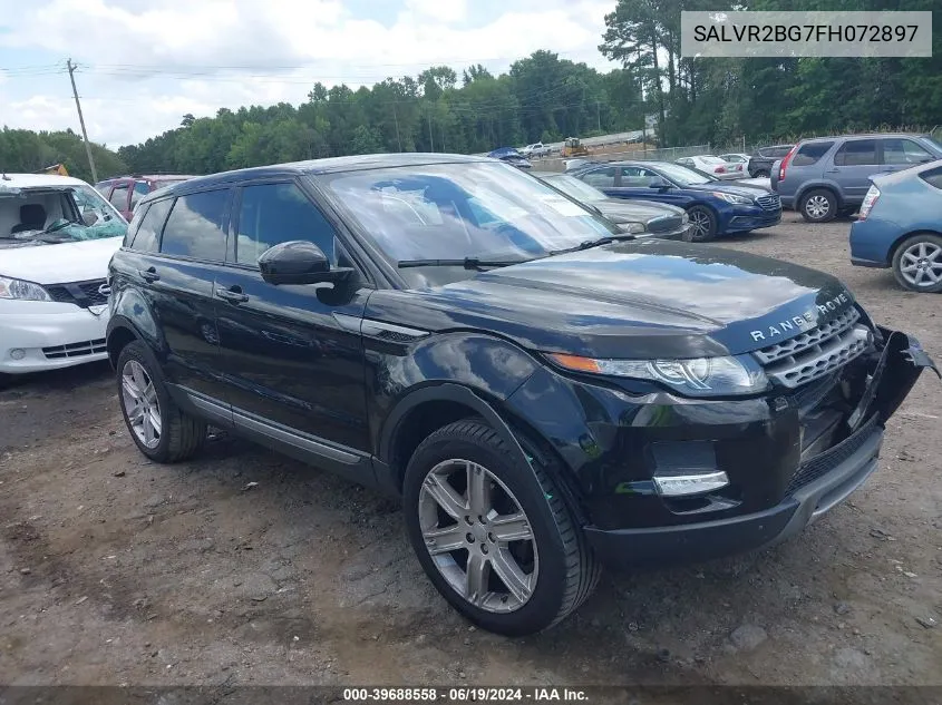 2015 Land Rover Range Rover Evoque Pure VIN: SALVR2BG7FH072897 Lot: 39688558