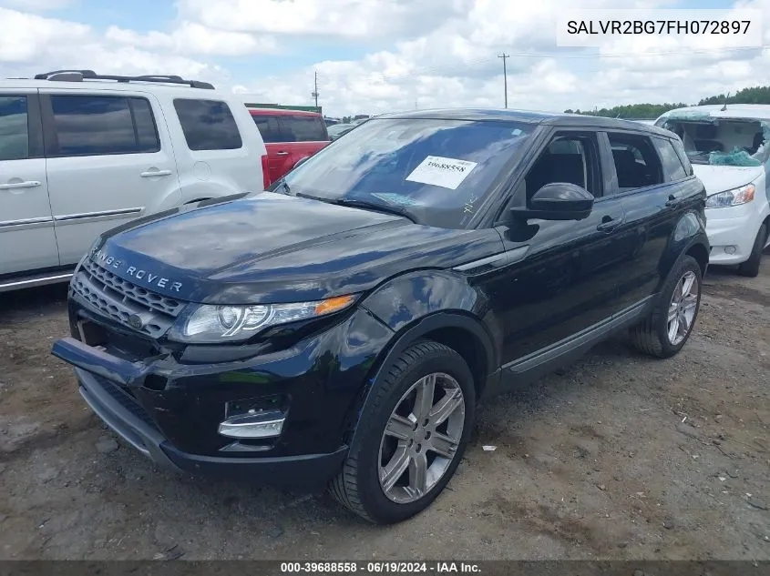 SALVR2BG7FH072897 2015 Land Rover Range Rover Evoque Pure