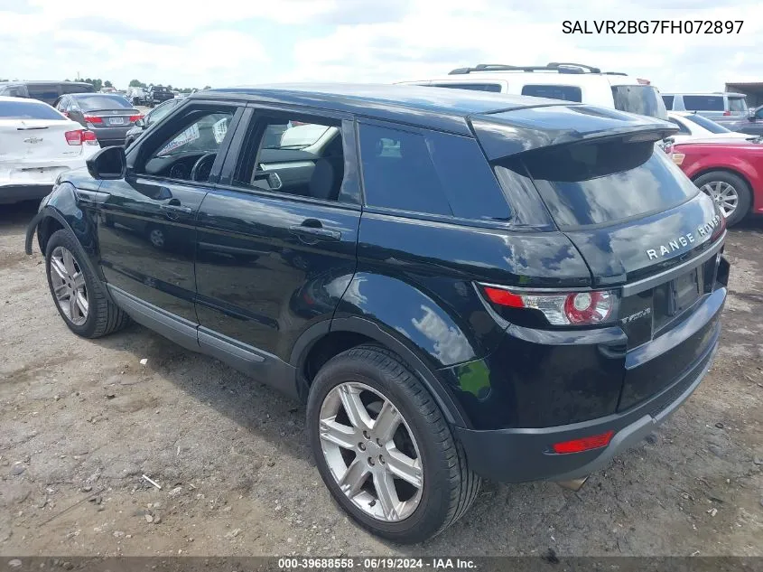 2015 Land Rover Range Rover Evoque Pure VIN: SALVR2BG7FH072897 Lot: 39688558