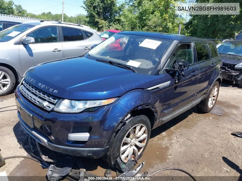 2015 Land Rover Range Rover Evoque Pure VIN: SALVN2BG8FH989603 Lot: 39838436