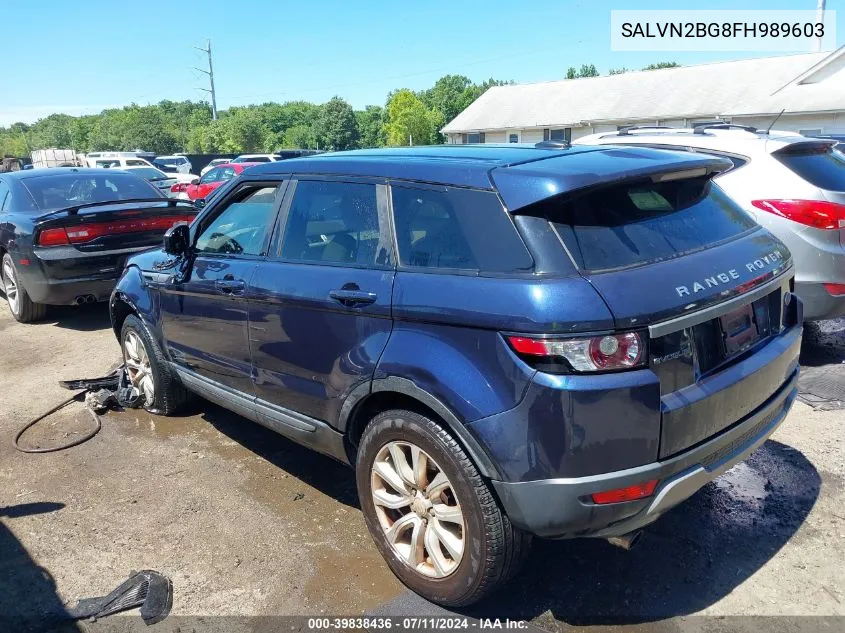 SALVN2BG8FH989603 2015 Land Rover Range Rover Evoque Pure