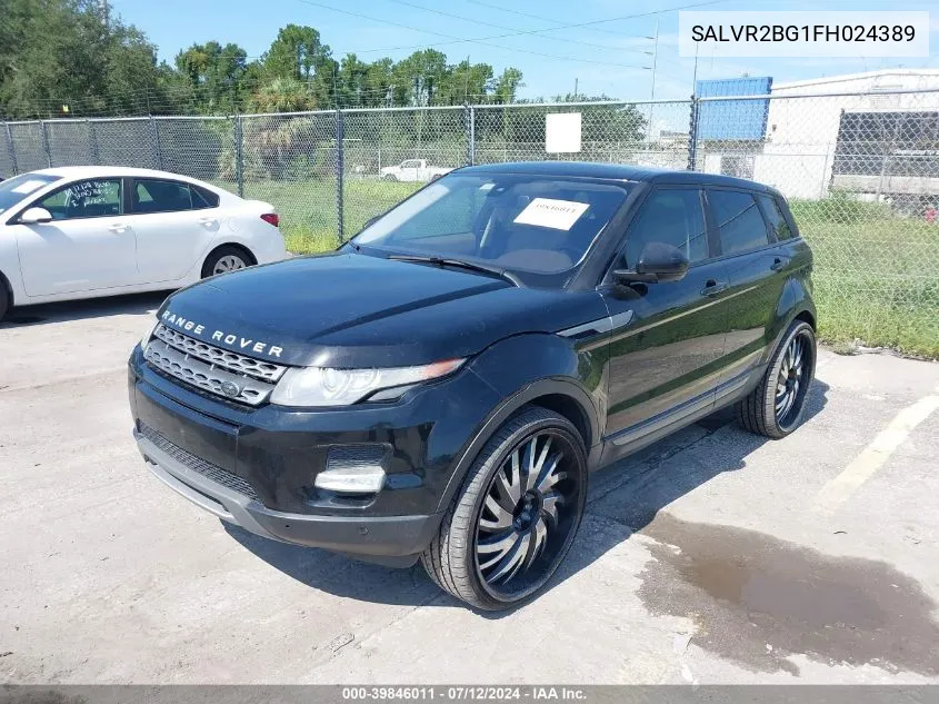 SALVR2BG1FH024389 2015 Land Rover Range Rover Evoque Pure