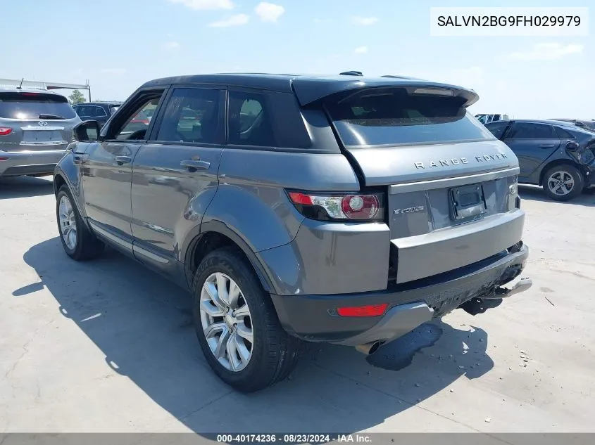 2015 Land Rover Range Rover Evoque Pure VIN: SALVN2BG9FH029979 Lot: 40174236