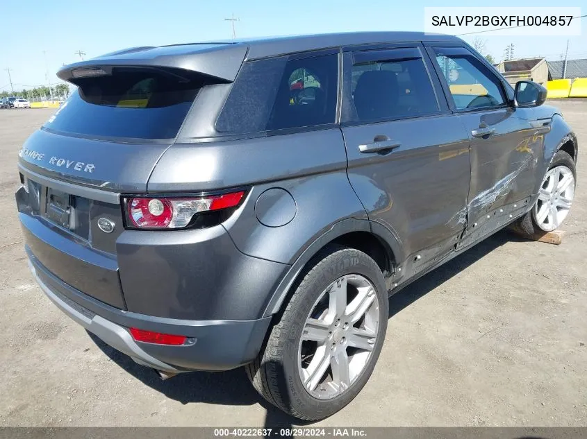 SALVP2BGXFH004857 2015 Land Rover Range Rover Evoque Pure