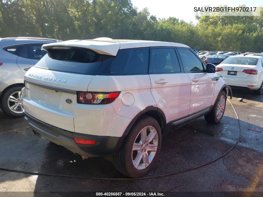 2015 Land Rover Range Rover Evoque Pure VIN: SALVR2BG1FH970217 Lot: 40256857