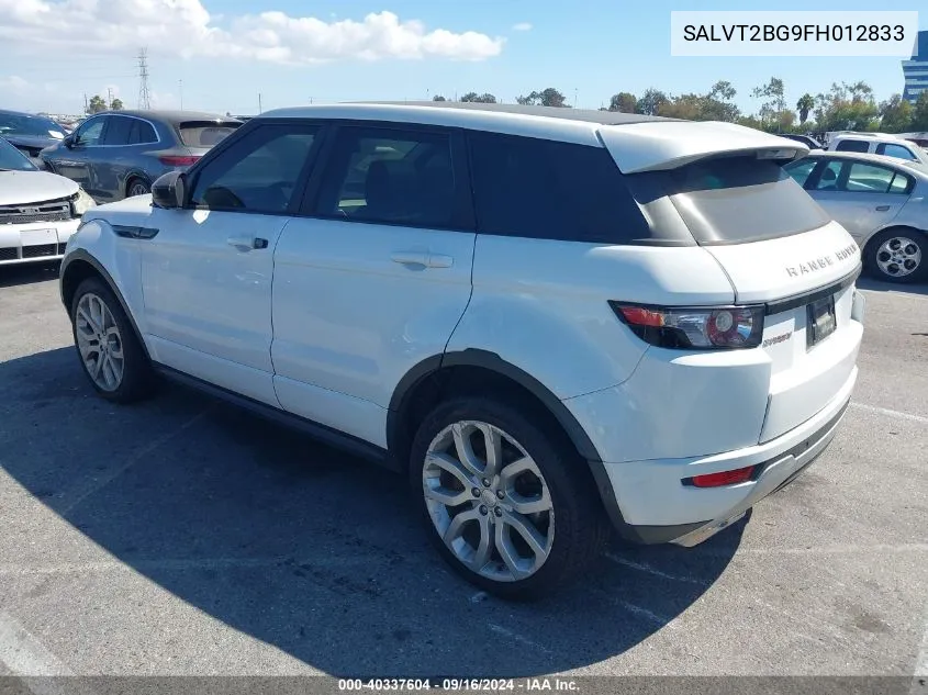 SALVT2BG9FH012833 2015 Land Rover Range Rover Evoque Dynamic