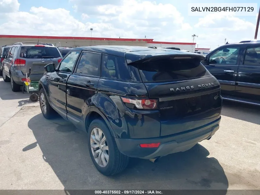 SALVN2BG4FH077129 2015 Land Rover Range Rover Evoque Pure