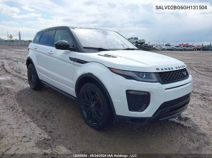 SALVD2BG6GH131504 2016 Land Rover Range Rover Evoque