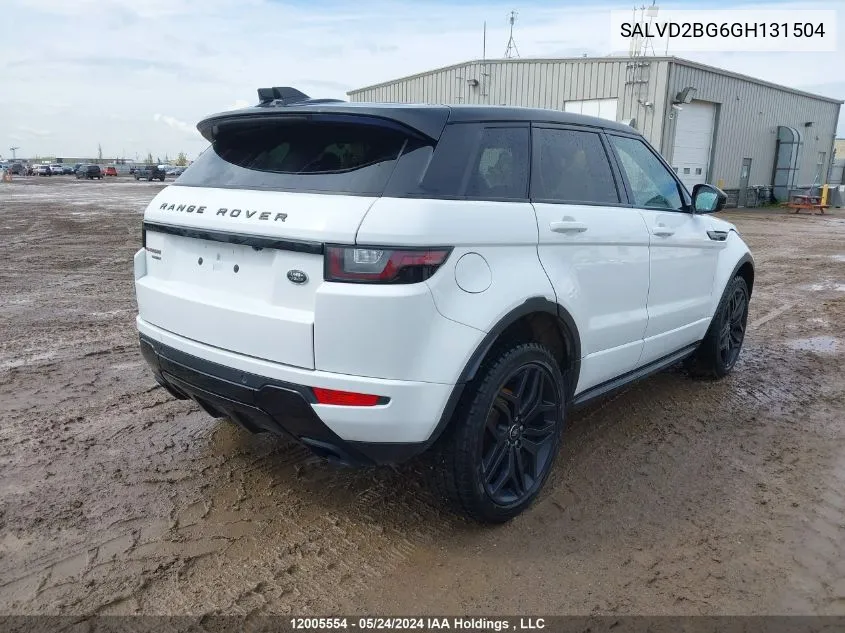 SALVD2BG6GH131504 2016 Land Rover Range Rover Evoque