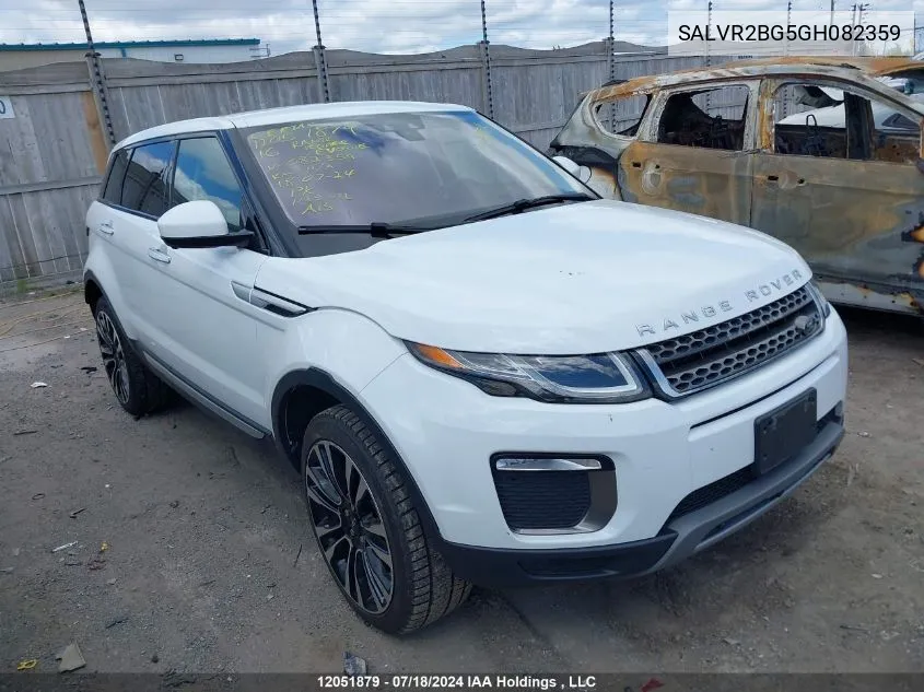 2016 Land Rover Range Rover Evoque Hse VIN: SALVR2BG5GH082359 Lot: 12051879