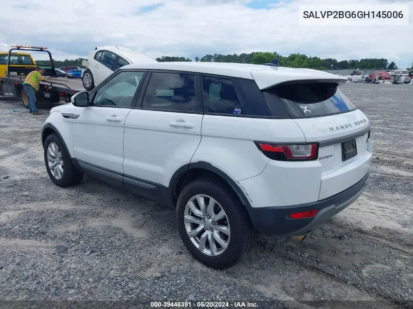 SALVP2BG6GH145006 2016 Land Rover Range Rover Evoque Se/Se Premium