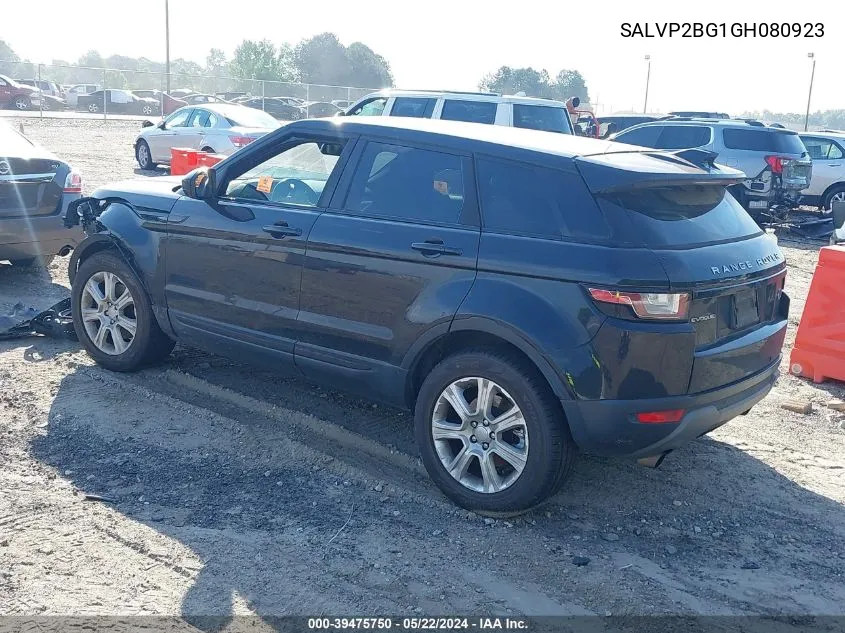 SALVP2BG1GH080923 2016 Land Rover Range Rover Evoque Se/Se Premium