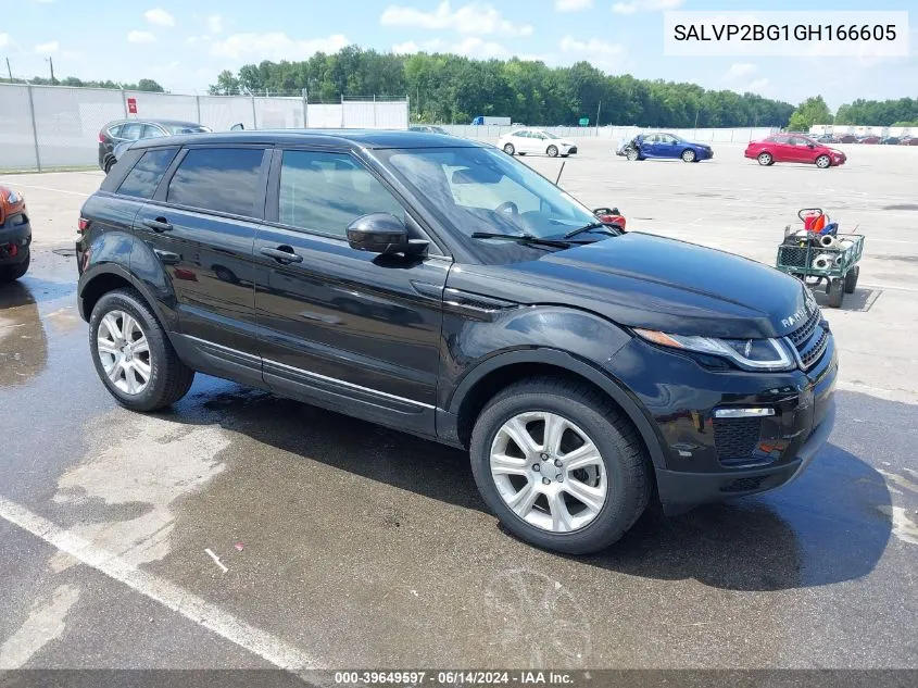 SALVP2BG1GH166605 2016 Land Rover Range Rover Evoque Se/Se Premium