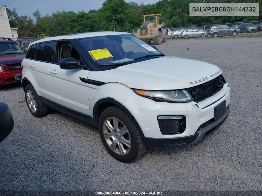 SALVP2BG8GH144732 2016 Land Rover Range Rover Evoque Se/Se Premium