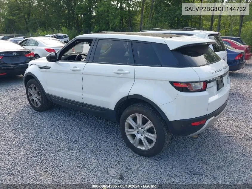 SALVP2BG8GH144732 2016 Land Rover Range Rover Evoque Se/Se Premium