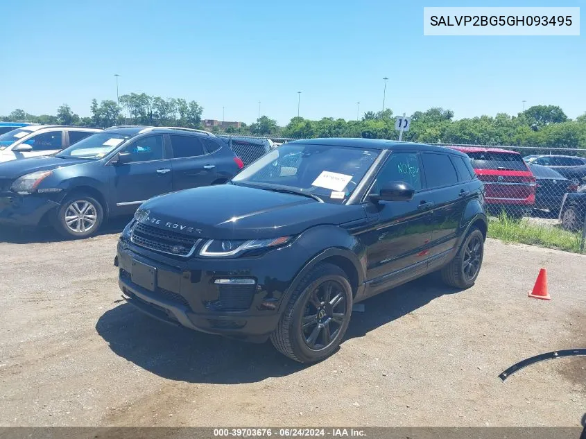 2016 Land Rover Range Rover Evoque Se/Se Premium VIN: SALVP2BG5GH093495 Lot: 39703676