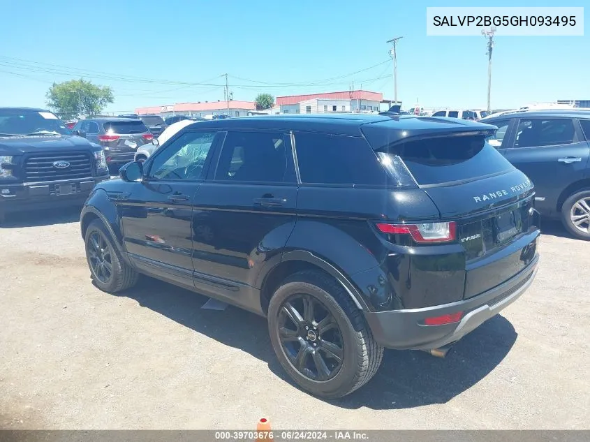 SALVP2BG5GH093495 2016 Land Rover Range Rover Evoque Se/Se Premium