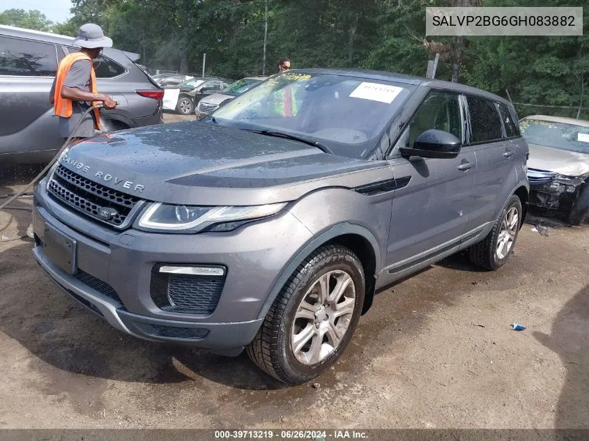 2016 Land Rover Range Rover Evoque Se/Se Premium VIN: SALVP2BG6GH083882 Lot: 39713219