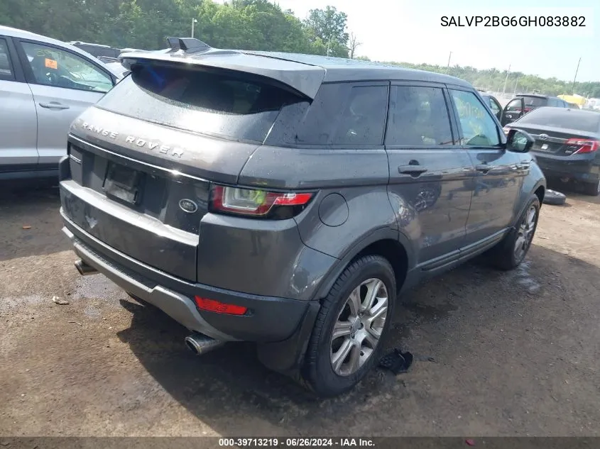 SALVP2BG6GH083882 2016 Land Rover Range Rover Evoque Se/Se Premium