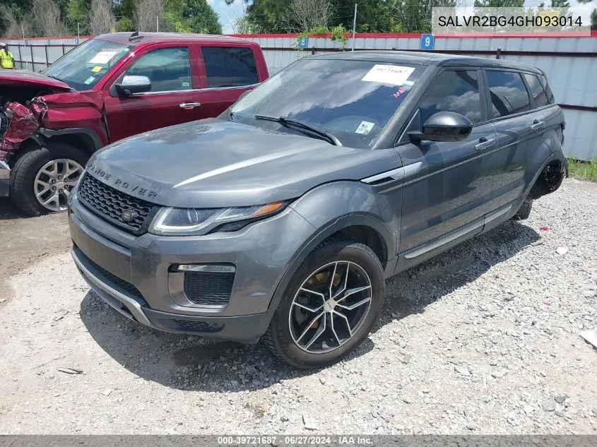 SALVR2BG4GH093014 2016 Land Rover Range Rover Evoque Hse