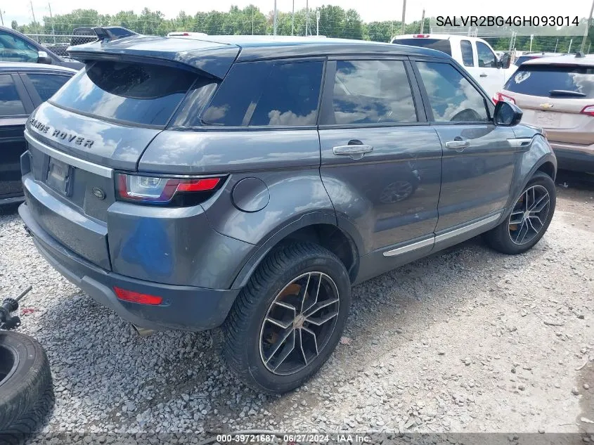 SALVR2BG4GH093014 2016 Land Rover Range Rover Evoque Hse