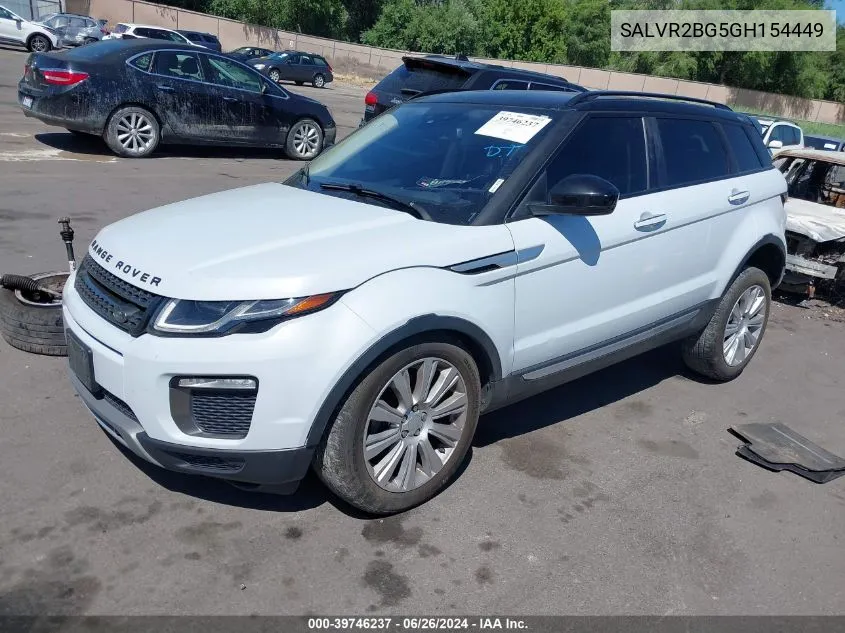 SALVR2BG5GH154449 2016 Land Rover Range Rover Evoque Hse