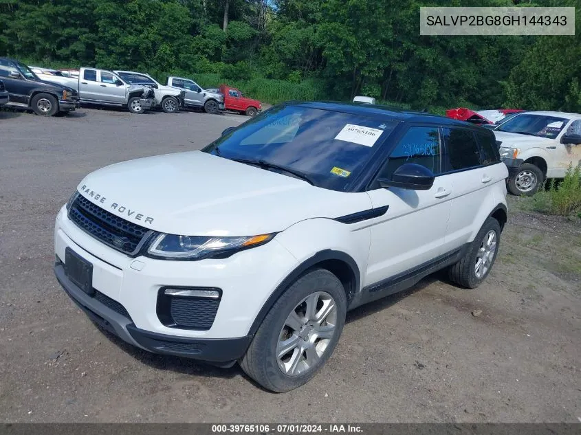 SALVP2BG8GH144343 2016 Land Rover Range Rover Evoque Se/Se Premium