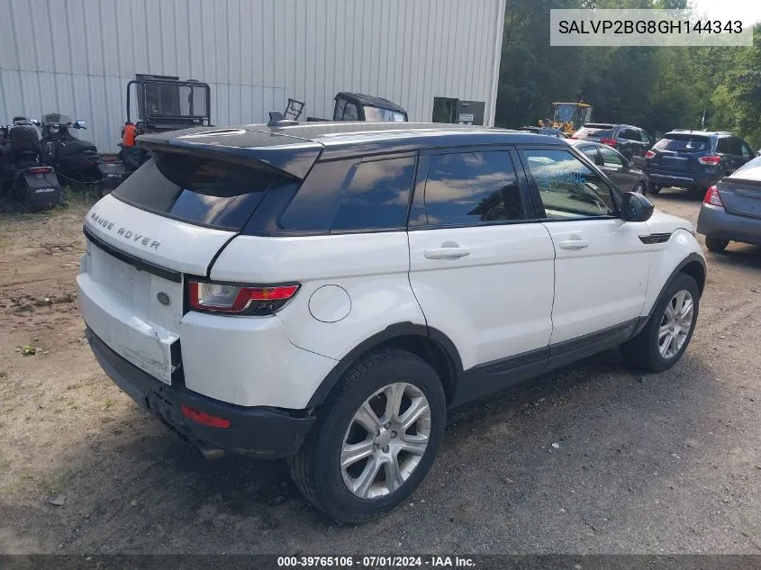 SALVP2BG8GH144343 2016 Land Rover Range Rover Evoque Se/Se Premium