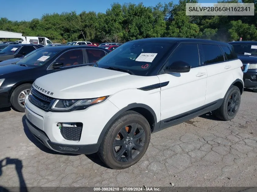 SALVP2BG6GH162341 2016 Land Rover Range Rover Evoque Se/Se Premium