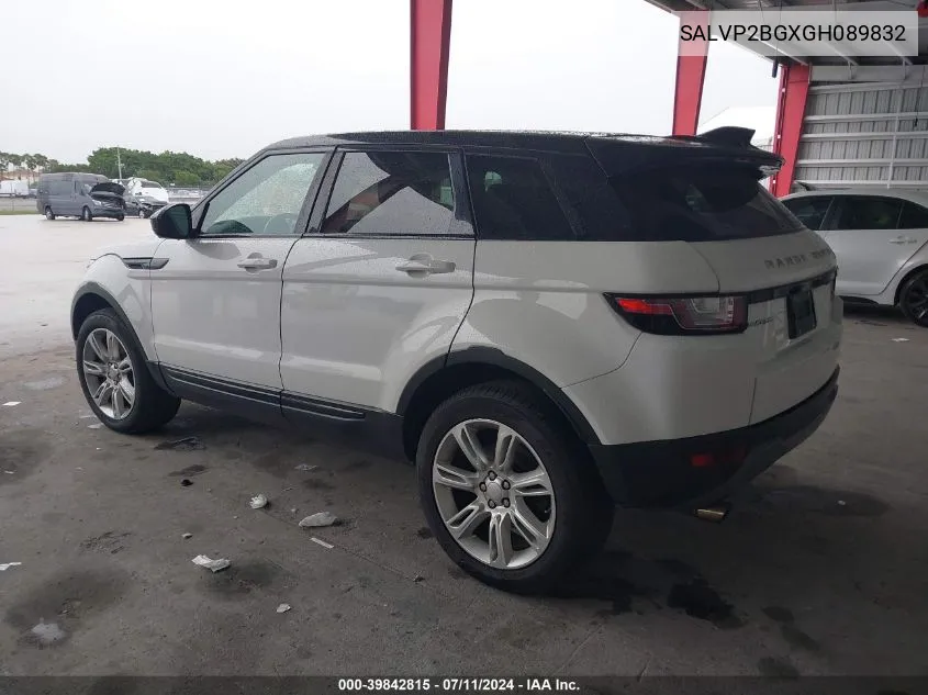 SALVP2BGXGH089832 2016 Land Rover Range Rover Evoque Se/Se Premium