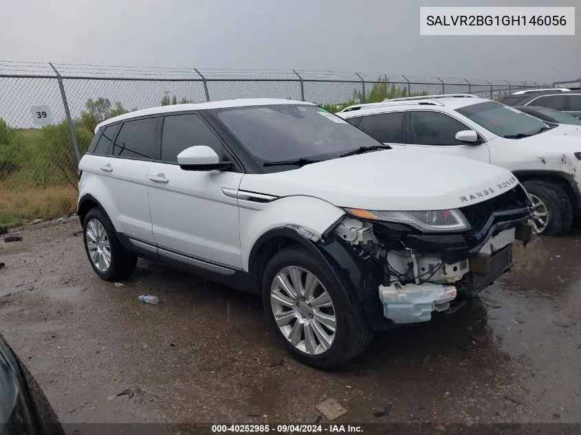 2016 Land Rover Range Rover Evoque Hse VIN: SALVR2BG1GH146056 Lot: 40252985