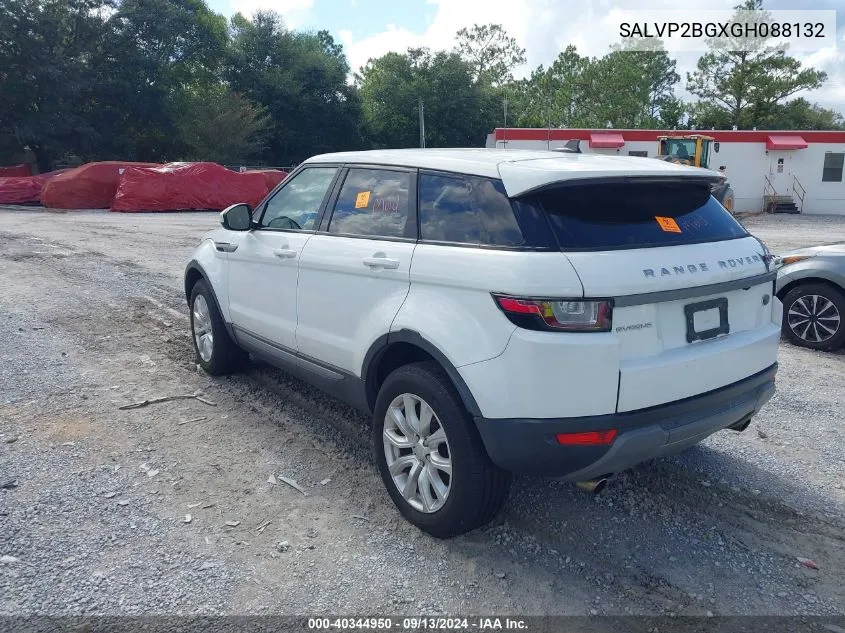 SALVP2BGXGH088132 2016 Land Rover Range Rover Evoque Se/Se Premium