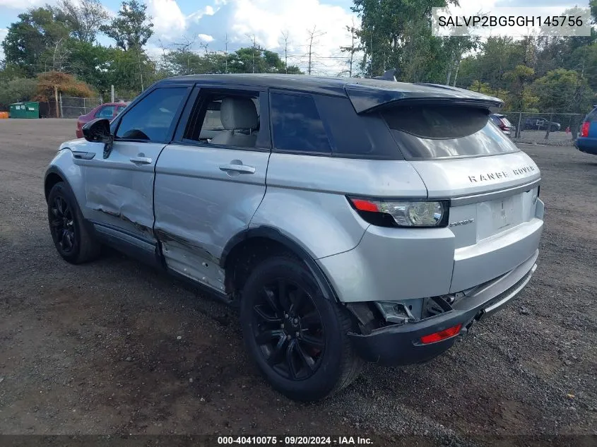 SALVP2BG5GH145756 2016 Land Rover Range Rover Evoque Se/Se Premium