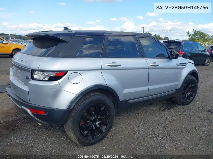 SALVP2BG5GH145756 2016 Land Rover Range Rover Evoque Se/Se Premium