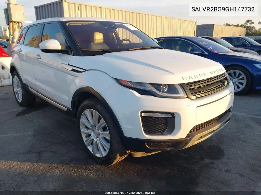 SALVR2BG9GH147732 2016 Land Rover Range Rover Evoque Hse