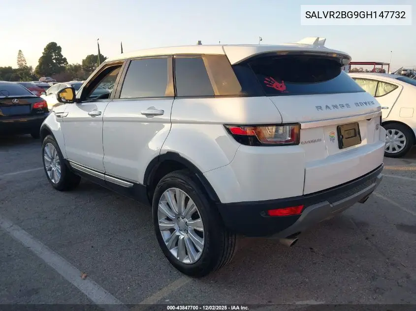 SALVR2BG9GH147732 2016 Land Rover Range Rover Evoque Hse