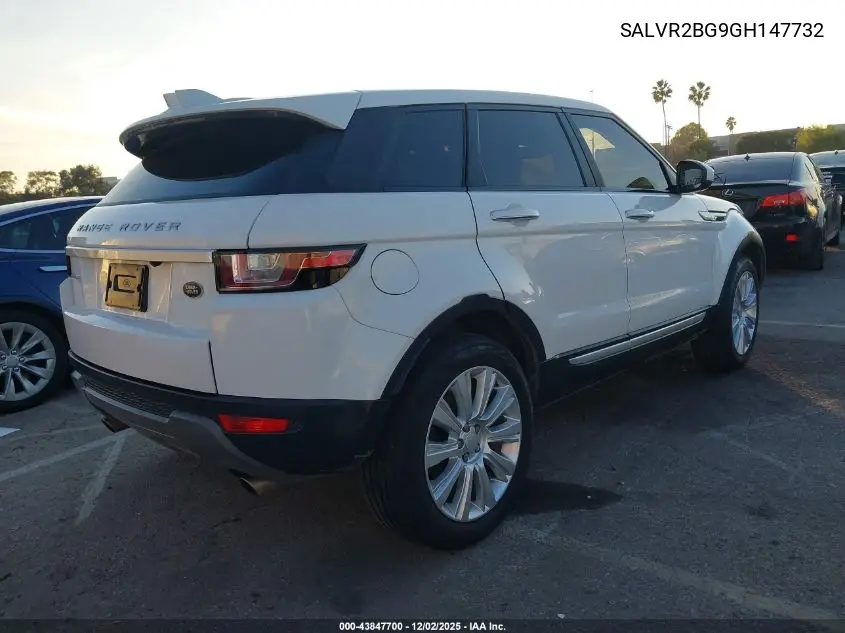 SALVR2BG9GH147732 2016 Land Rover Range Rover Evoque Hse