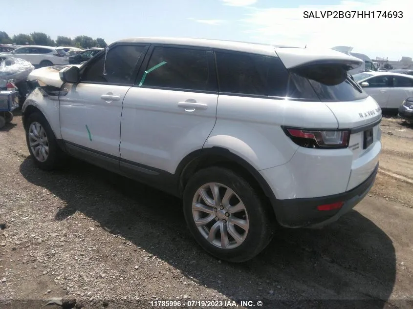 2017 Land Rover Range Rover Evoque S VIN: SALVP2BG7HH174693 Lot: 11785996